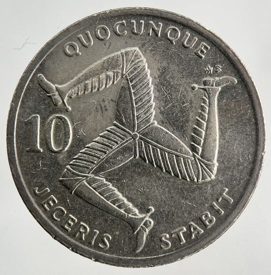 1992 Isle Of Man 10p Ten - Pence Coin | Fine Collectable Grade