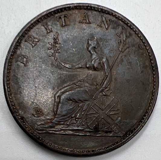 1806 George III Half - Penny Coin | Very High Grade