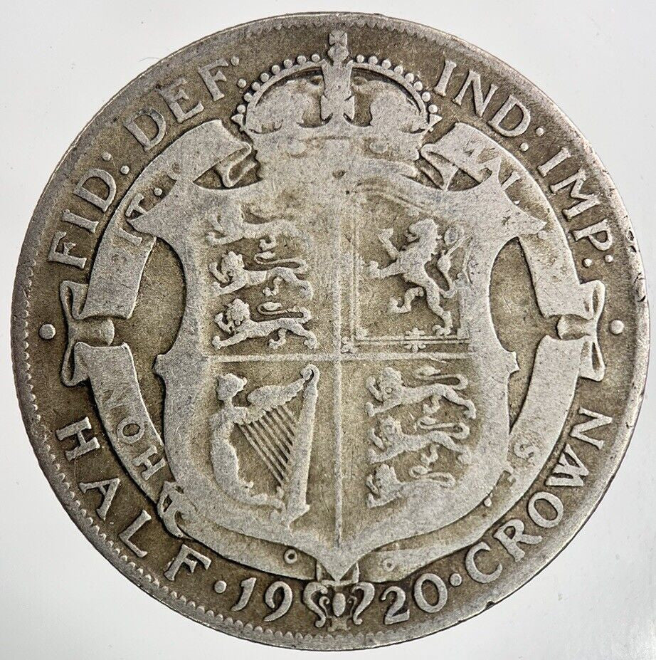 1920 George V Half - Crown Silver Coin | Collectable Grade