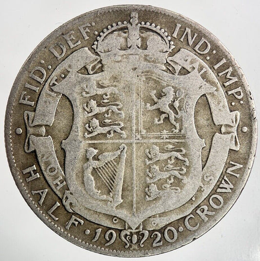 1920 George V Half - Crown Silver Coin | Collectable Grade