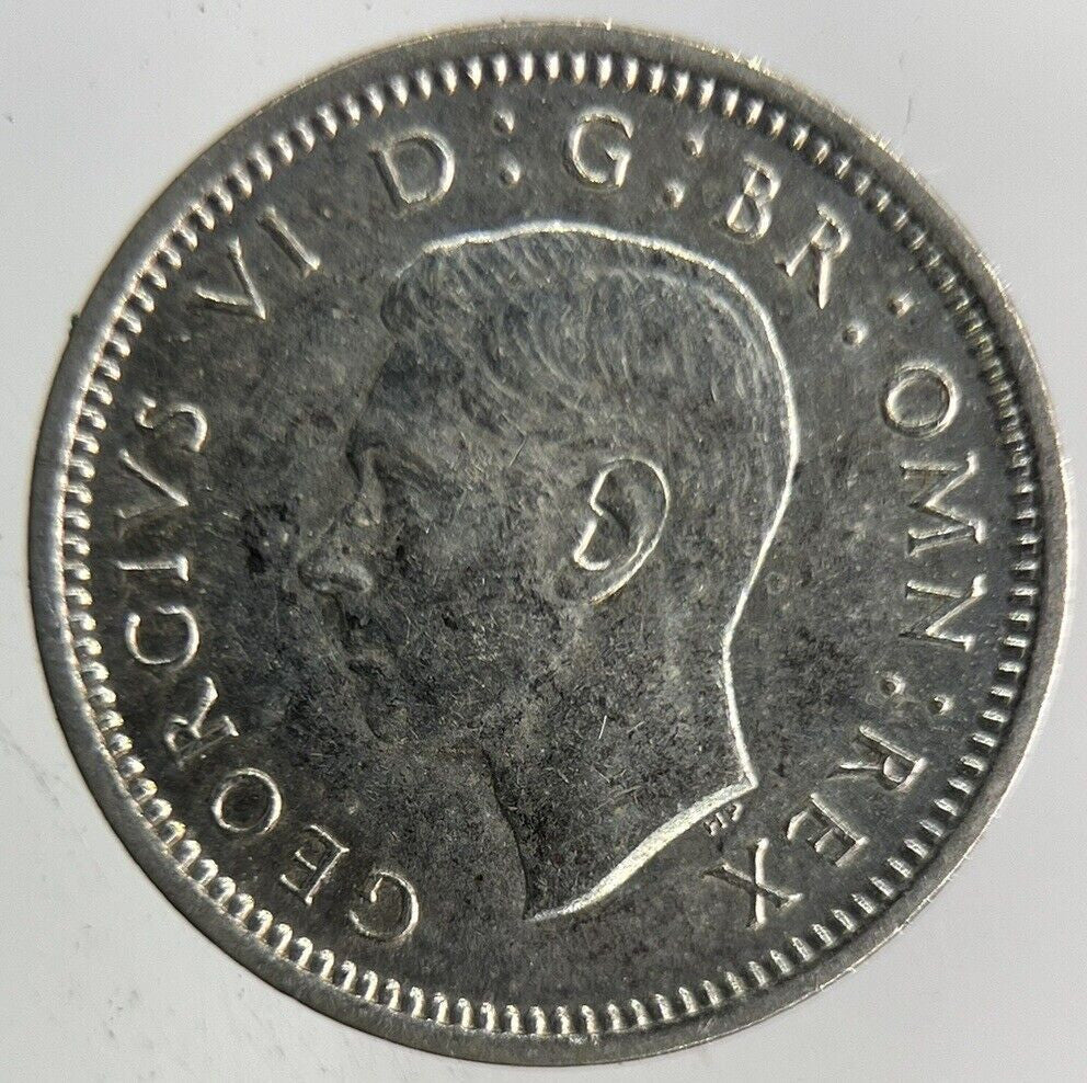 1938 George VI Threepence Silver Coin | Fine Collectable Grade