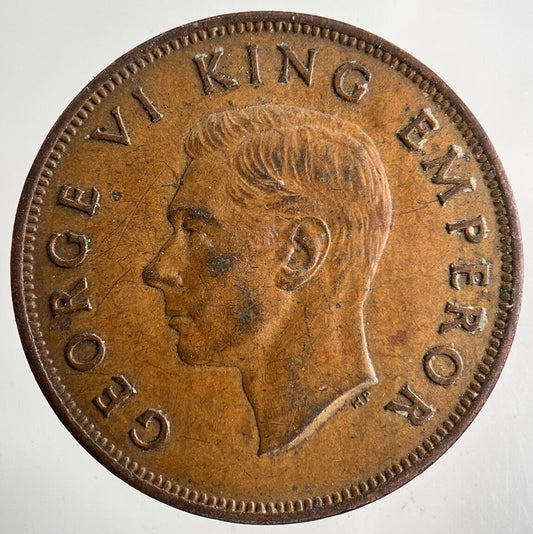 1943 New Zealand One Penny Coin | Very High Grade