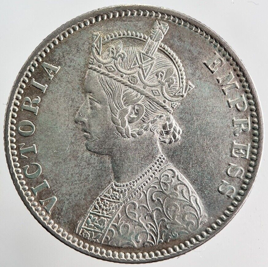 1888 India 1 One Rupee Silver Coin | Very High Grade