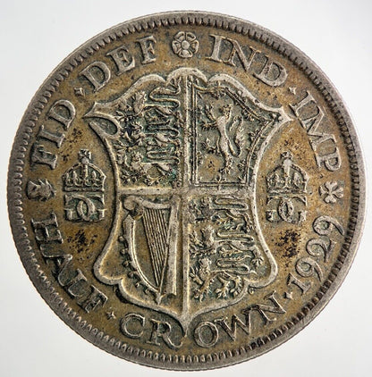 1929 George V Half - Crown Silver Coin | Fine Collectable Grade