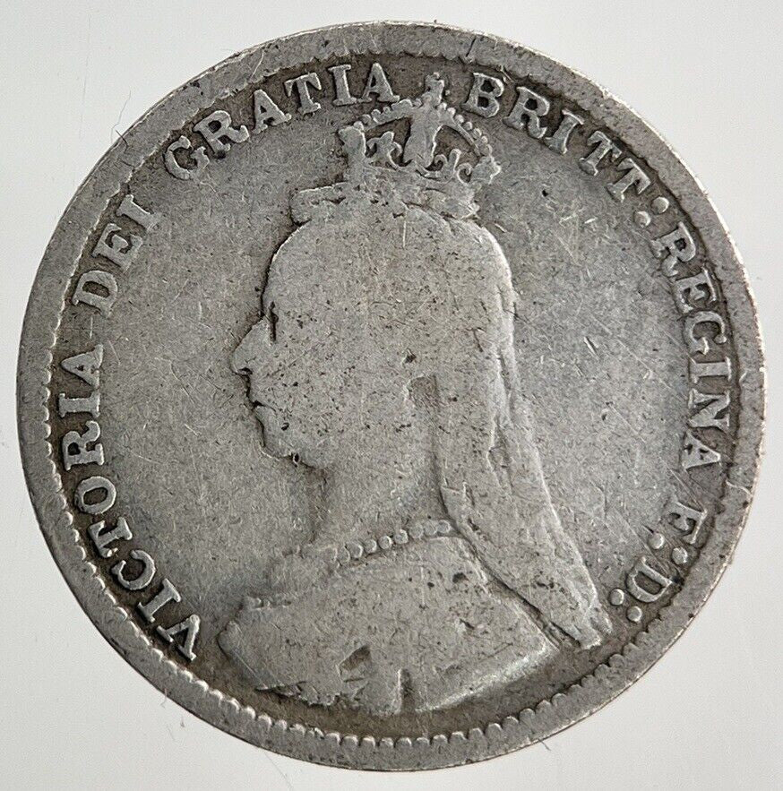 1889 Victoria Threepence Silver Coin | Collectable Grade