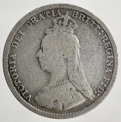 1889 Victoria Threepence Silver Coin | Collectable Grade