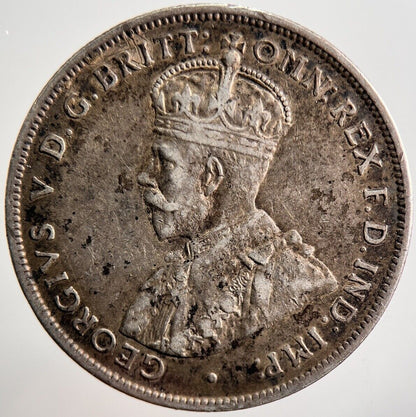 1917-M Australia Florin Silver Coin | Fine Collectable Grade | a3489