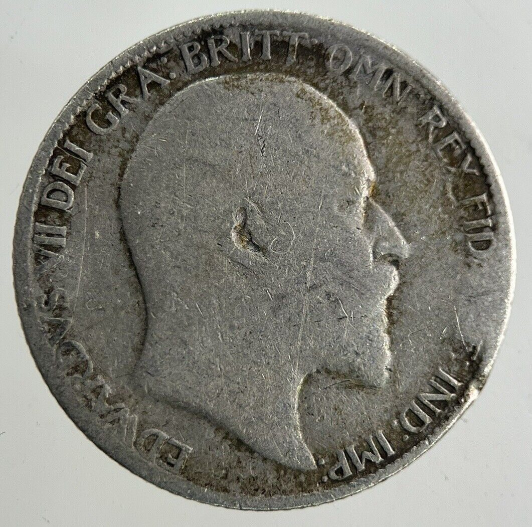 1902 Edward VII Sixpence Silver Coin | Collectable Grade