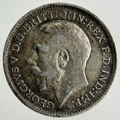 1913 George V Threepence Silver Coin | Very High Grade