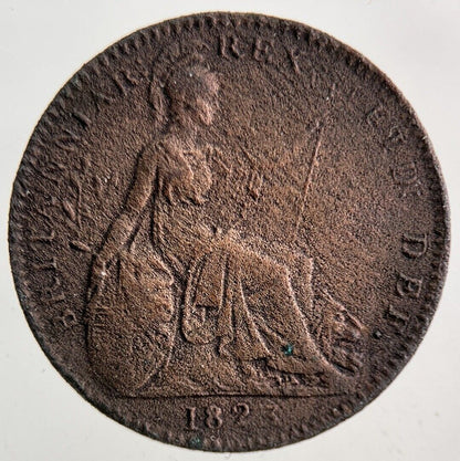 1823 George IV Farthing Coin | Fine Collectable Grade