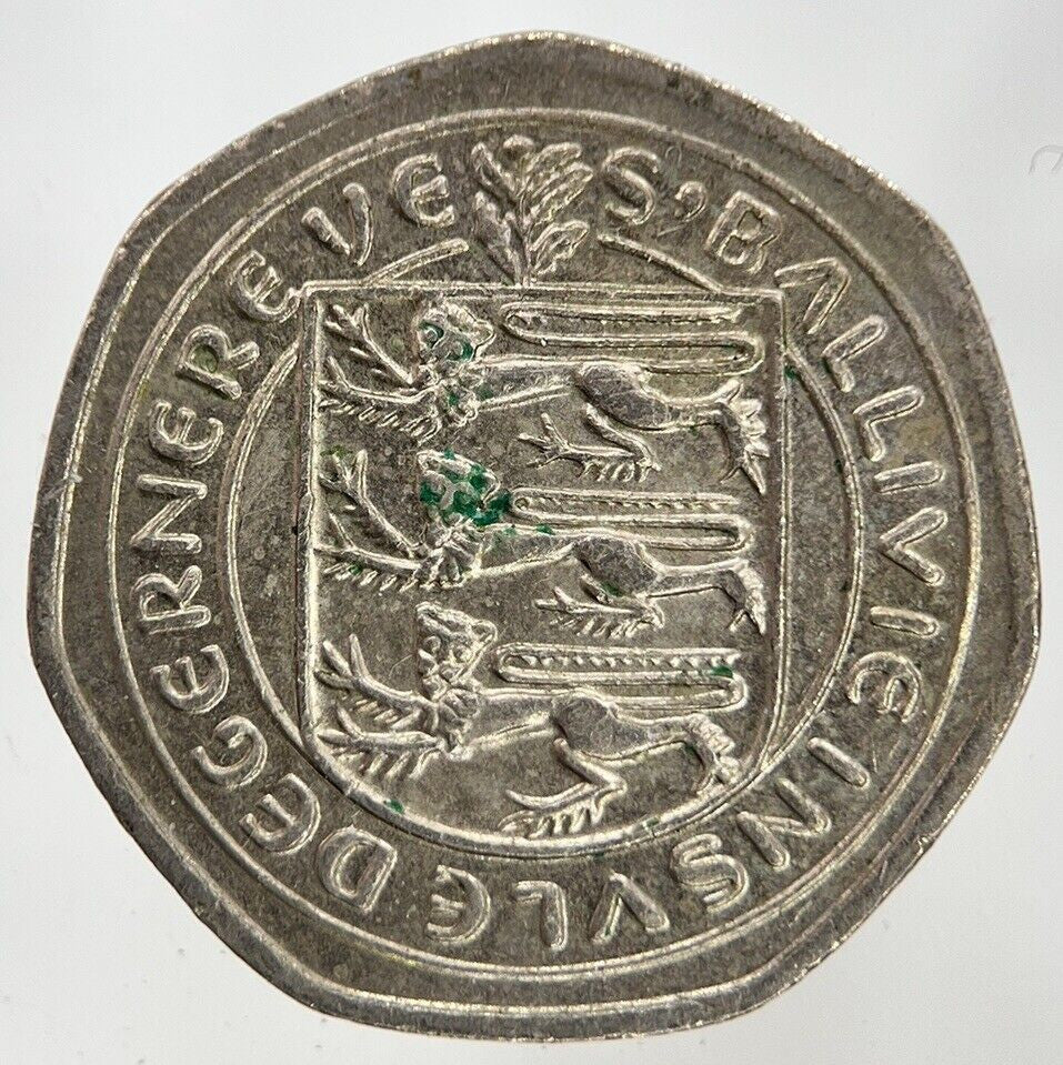 1982 Guernsey 20p Twenty - Pence Coin | Fine Collectable Grade