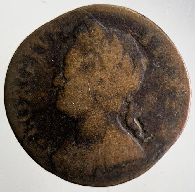 1744 George II 2nd Farthing Coin | Collectable Grade | a4667
