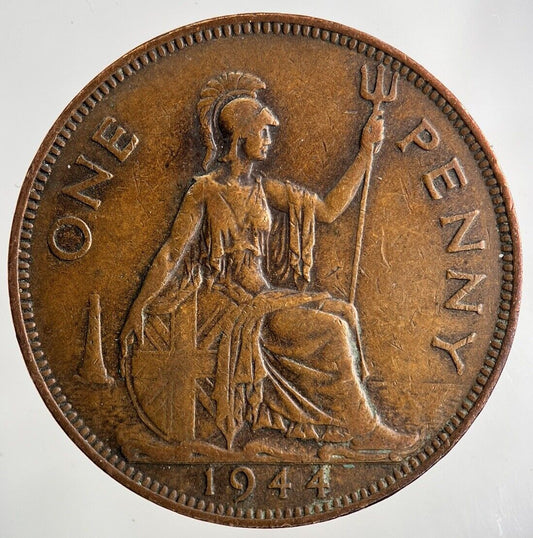 1944 George VI One Penny Coin | Fine Collectable Grade