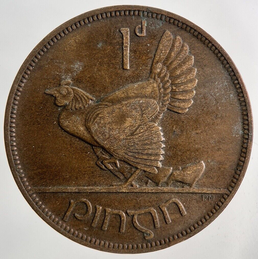 1928 Irish One Penny Coin | Fine Collectable Grade