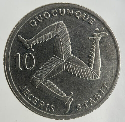 1992 Isle Of Man 10p Ten - Pence Coin | Fine Collectable Grade