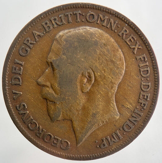 1920 George V One Penny Coin | Fine Collectable Grade
