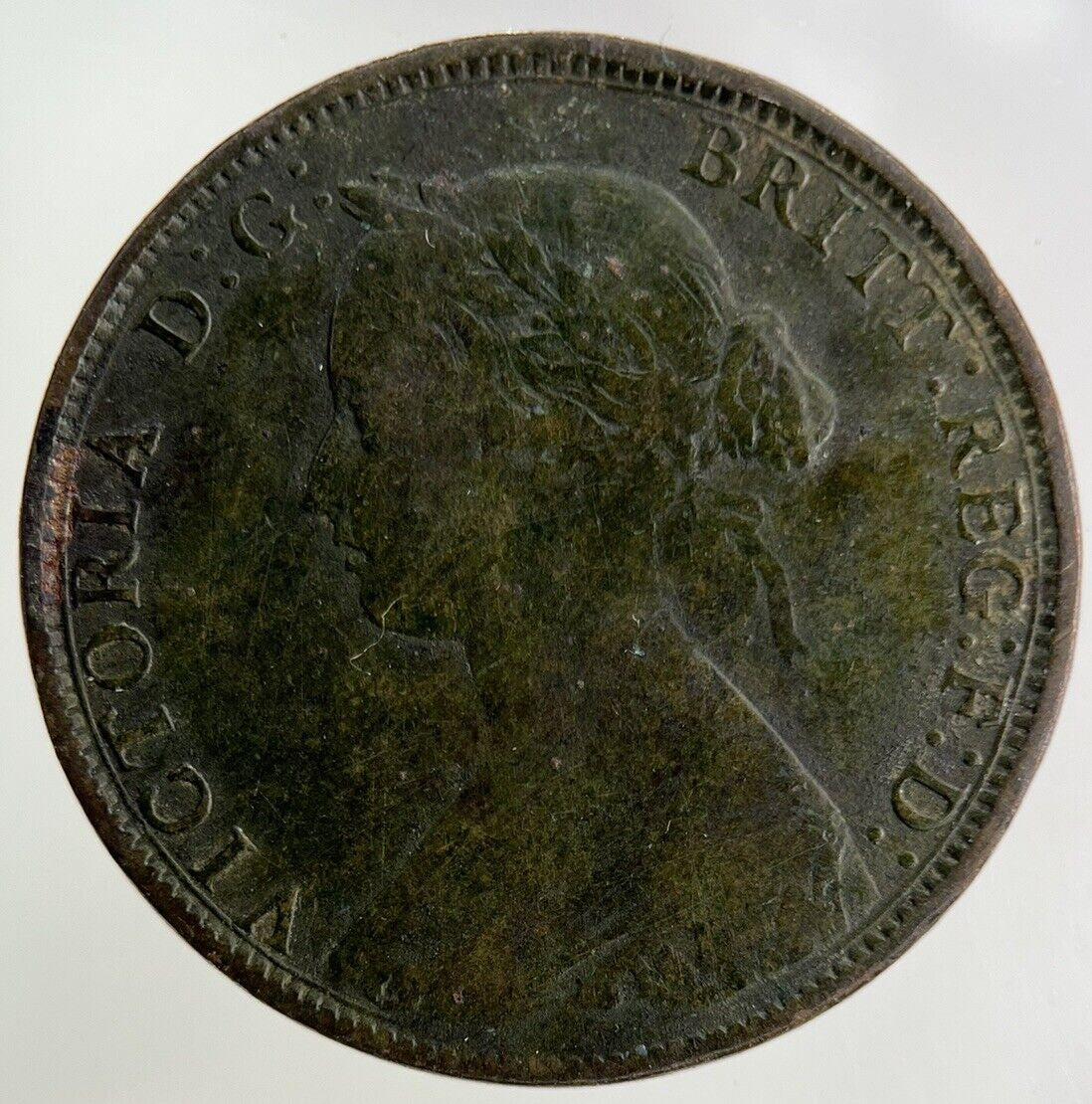 1861 Victoria Half - Penny Coin | Fine Collectable Grade