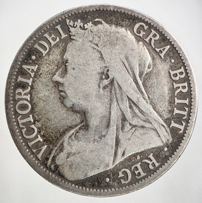 1895 Victoria Half - Crown Silver Coin | Collectable Grade