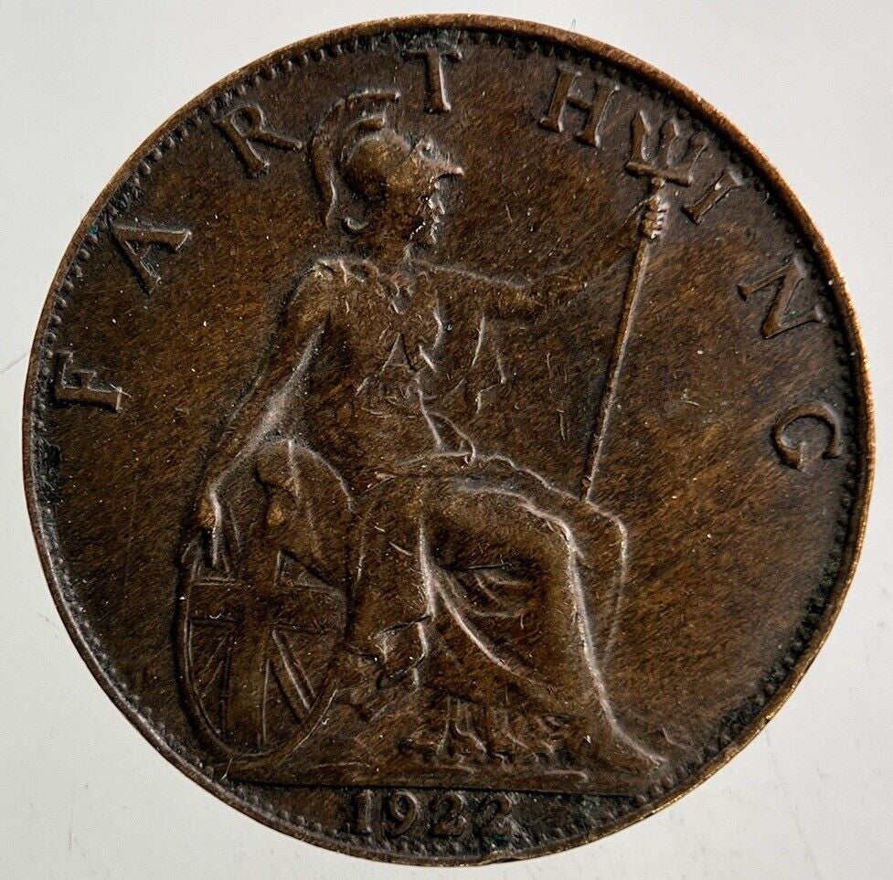 1922 George V Farthing Coin | Very High Grade