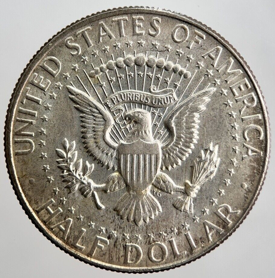1968 - D US Kennedy Half Dollar Silver Coin | Very High Grade | a2504