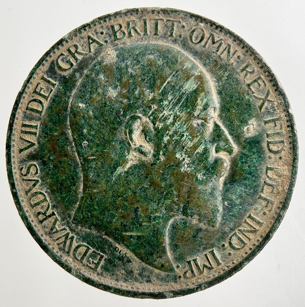 1904 Edward VII Half - Penny Coin | Fine Collectable Grade
