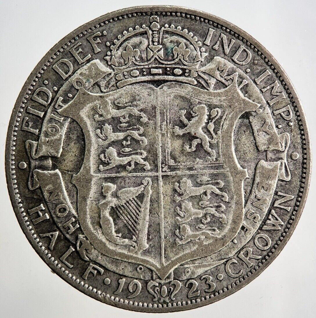 1923 George V Half - Crown Silver Coin | Collectable Grade | a3409
