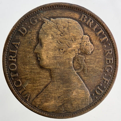 1861 Canada Nova Scotia One Cent Coin | Fine Collectable Grade