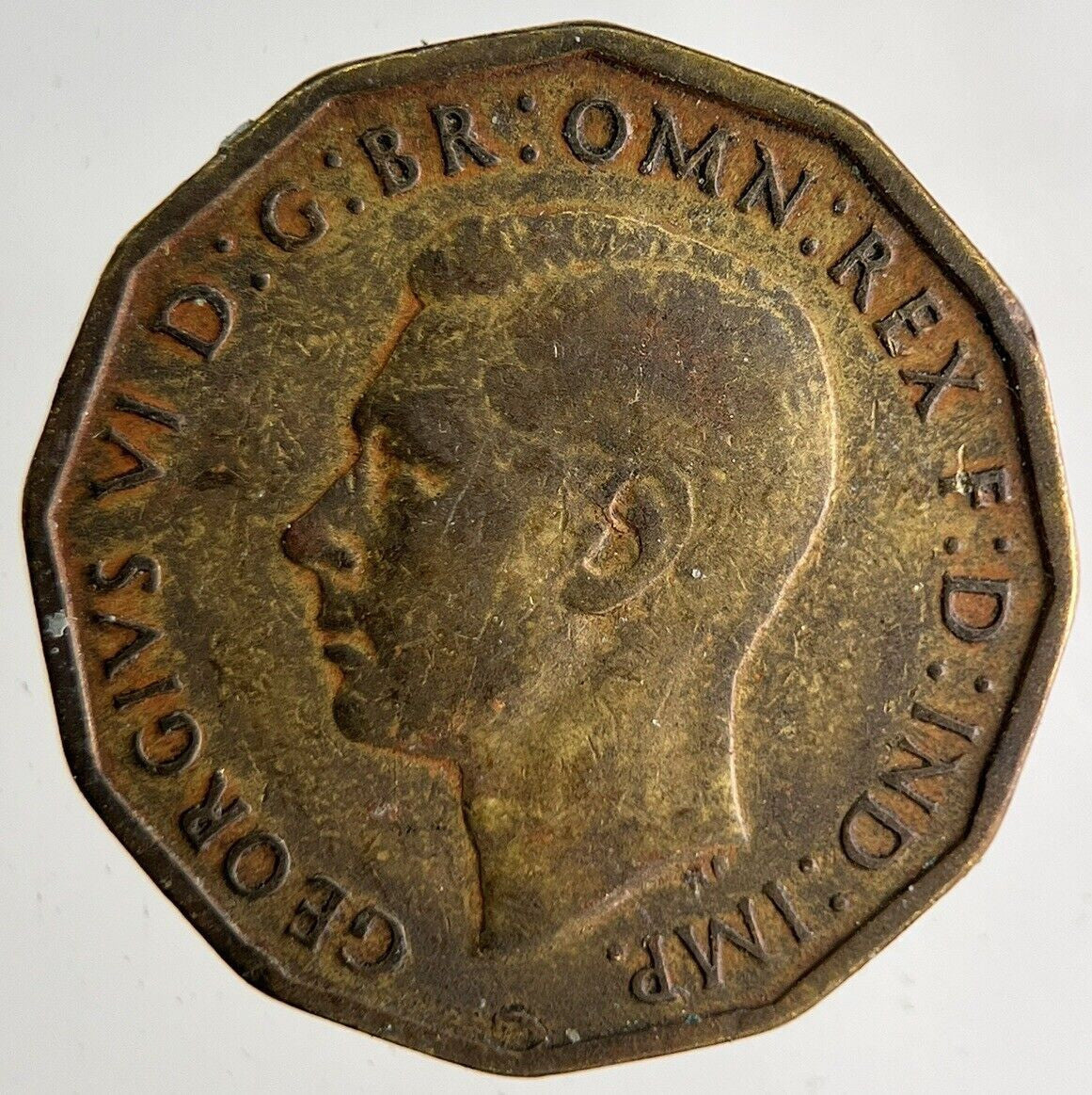 1943 George VI Brass Threepence Coin | Collectable Grade