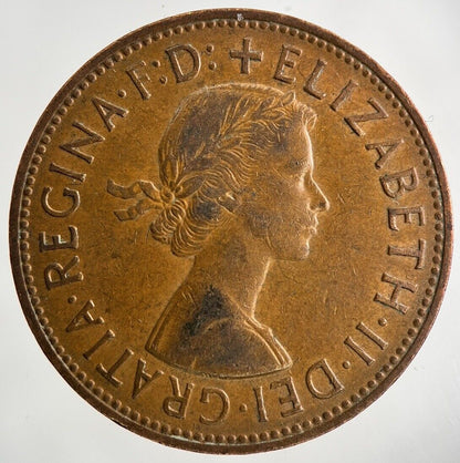1962 Elizabeth II 2nd One Penny Coin | Fine Collectable Grade