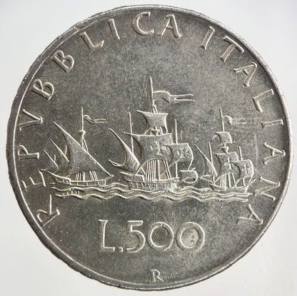 Italy 500 Lire Silver Coin | Very High Grade