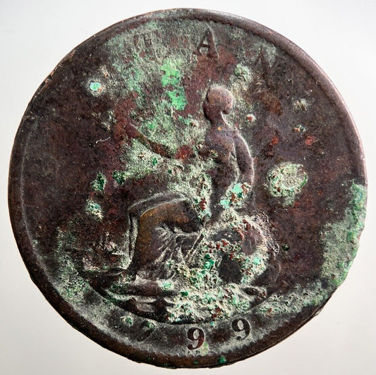 1799 George III 3rd Half - Penny Coin | Collectable Grade | a3837