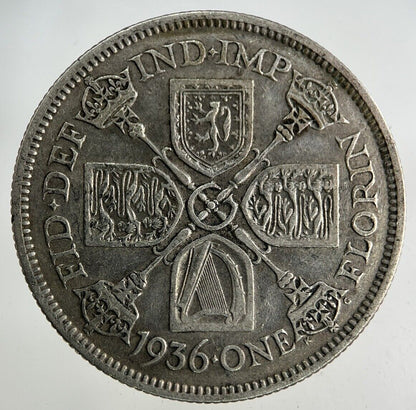 1936 George V Florin Silver Coin | Fine Collectable Grade
