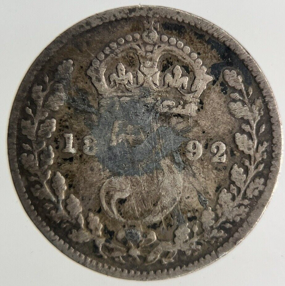 1892 Victoria Threepence Silver Coin | Collectable Grade