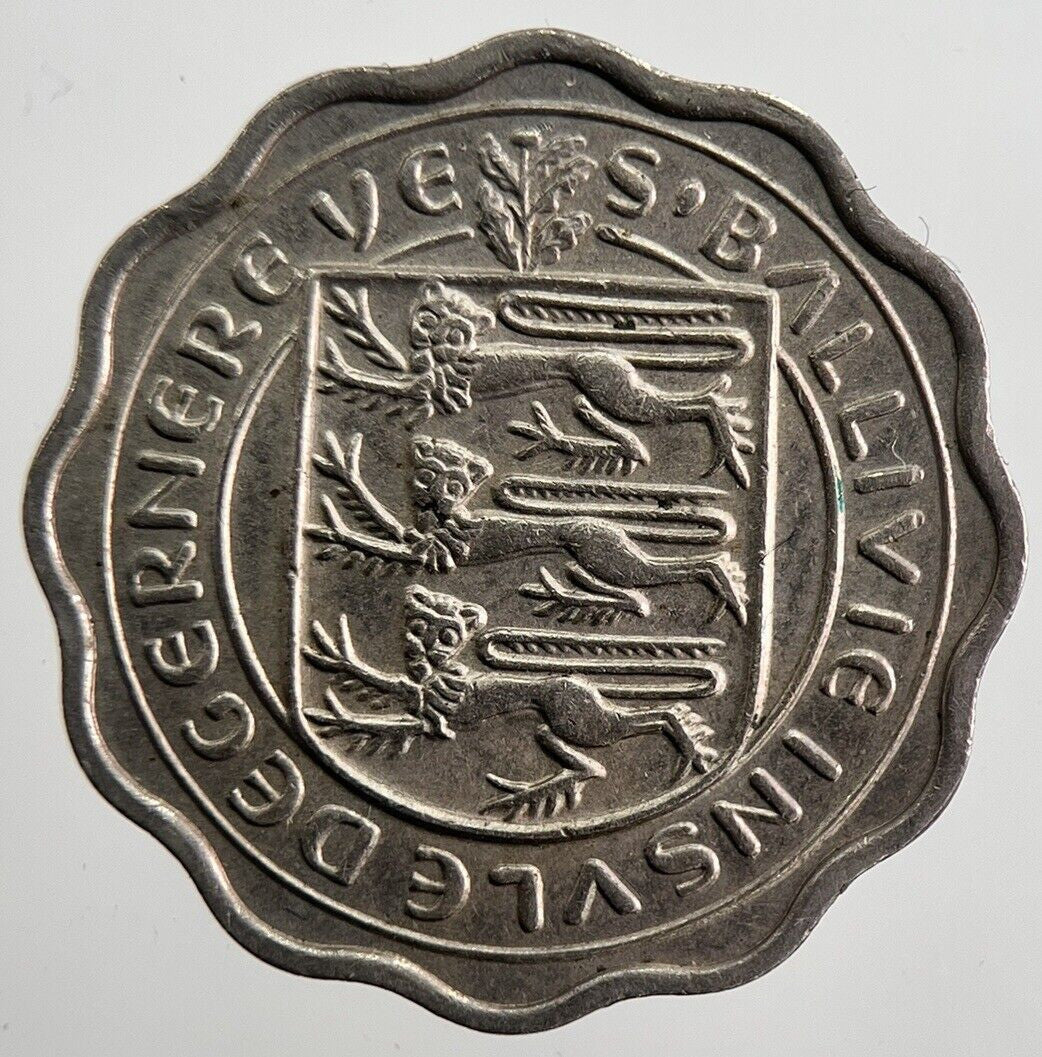 1956 Guernsey Three - Pence 3 Coin | Fine Collectable Grade | a7017
