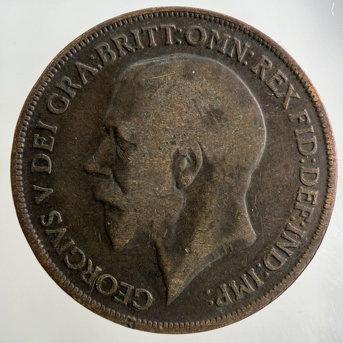 1919 - H George V One Penny Coin | Collectable Grade