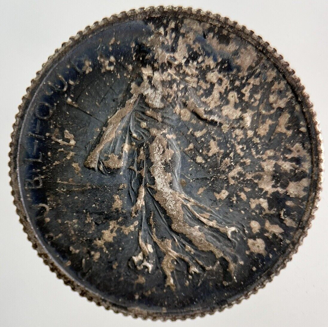 1918 France 1 Franc Silver Coin | Fine Collectable Grade
