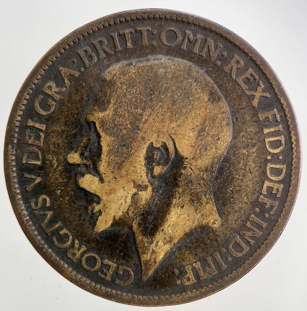 1923 George V Half - Penny Coin | Collectable Grade