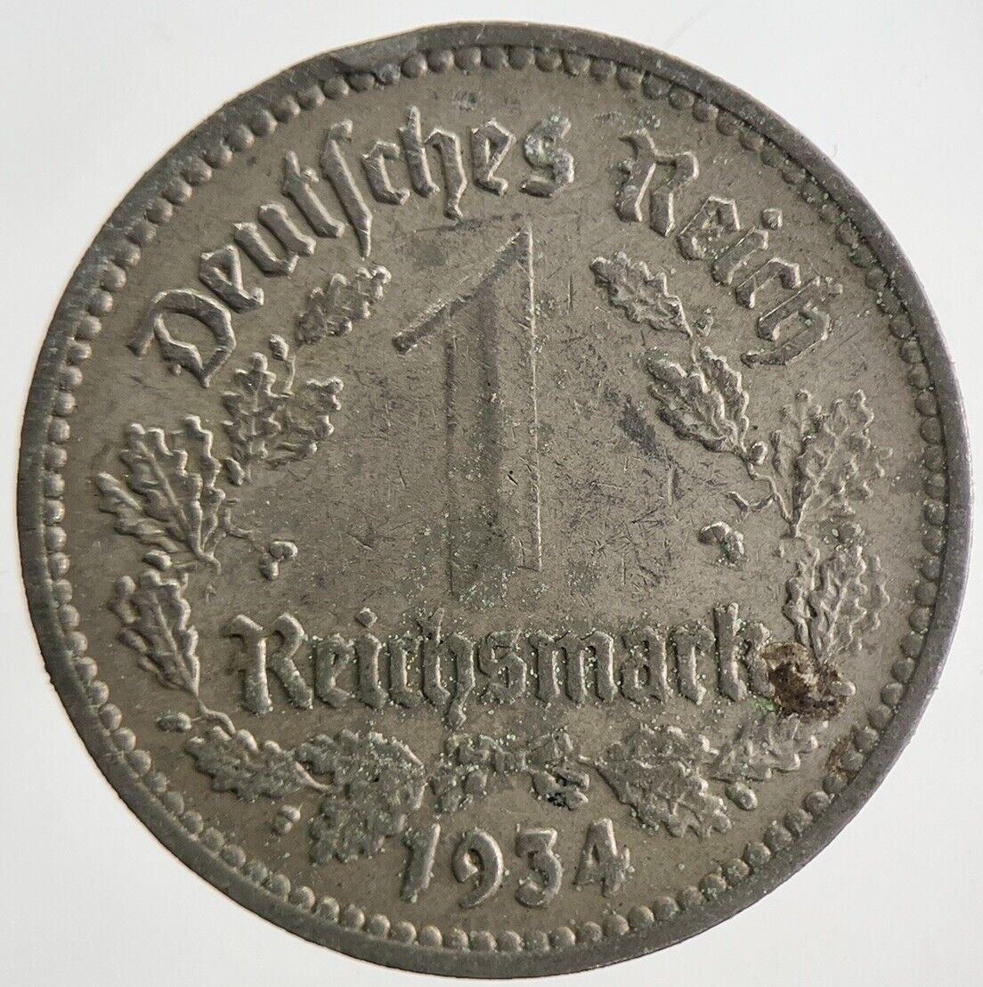 1934 Germany 1 Mark Coin | Very High Grade