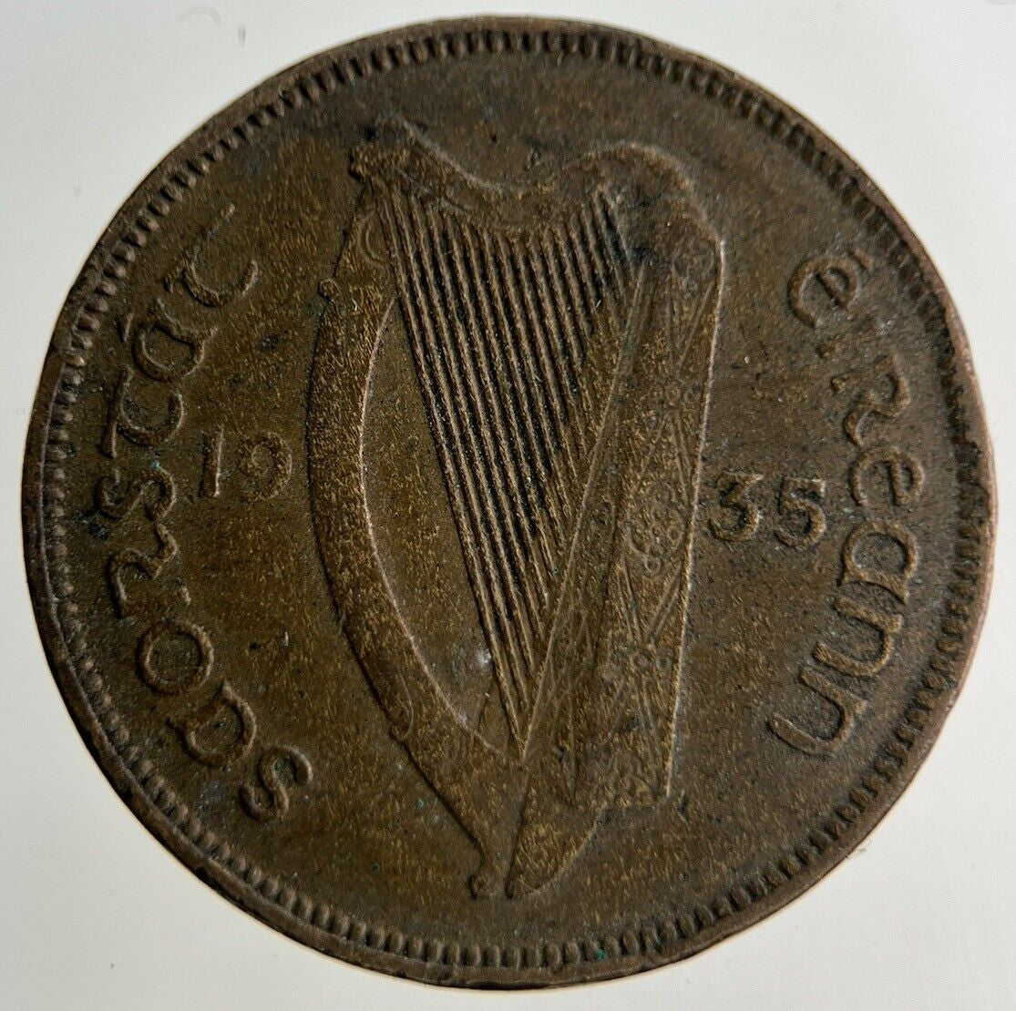 1935 Irish Half - Penny Coin | Fine Collectable Grade