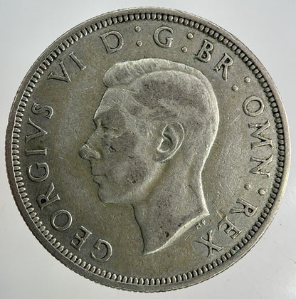 1944 George VI Half - Crown Silver Coin | Fine Collectable Grade