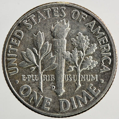 1961 - D US USA Roosevelt One Dime Silver Coin | Fine Collectable Grade