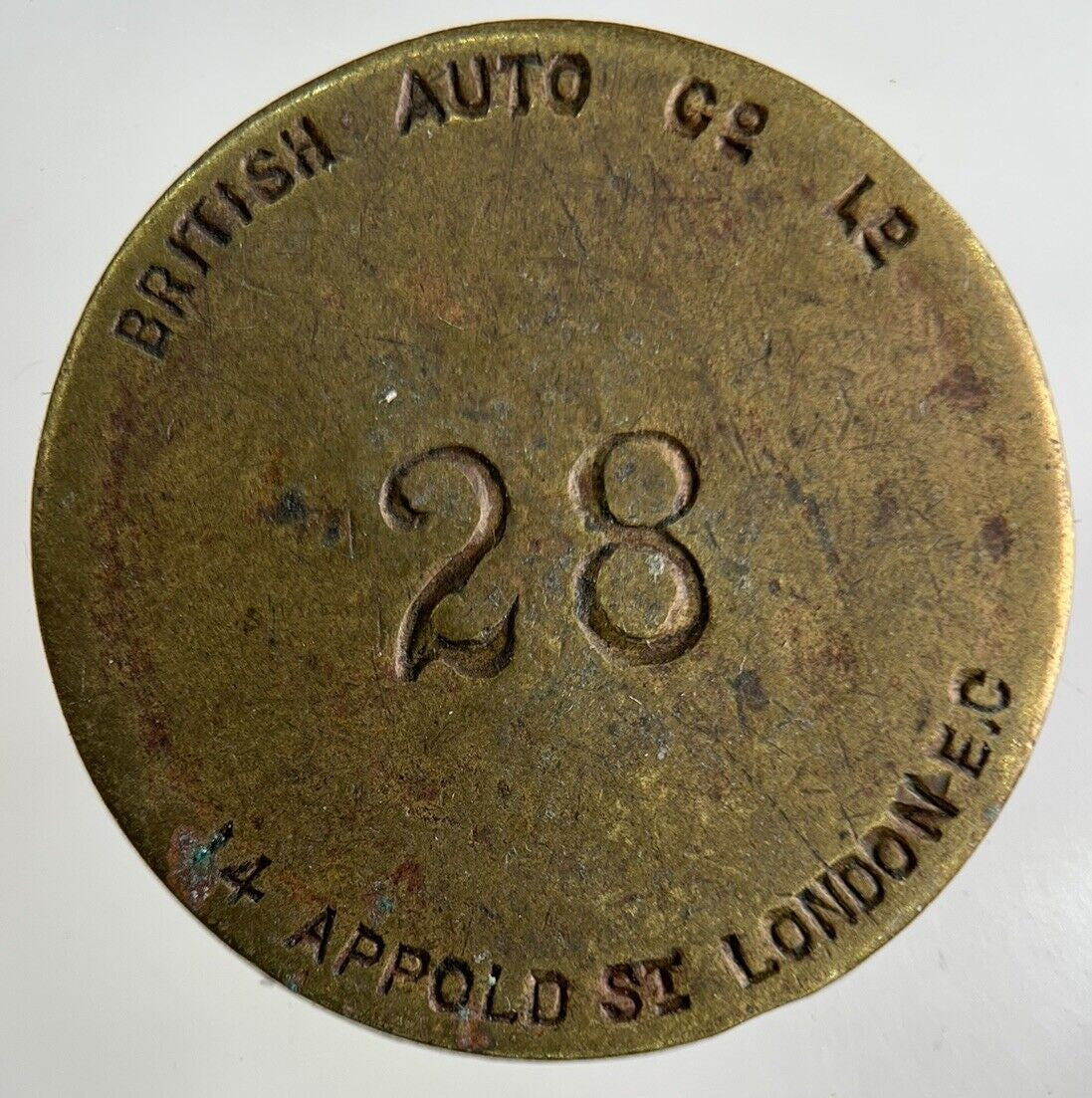 British Auto Co Ltd London Token Coin | Collectable Grade