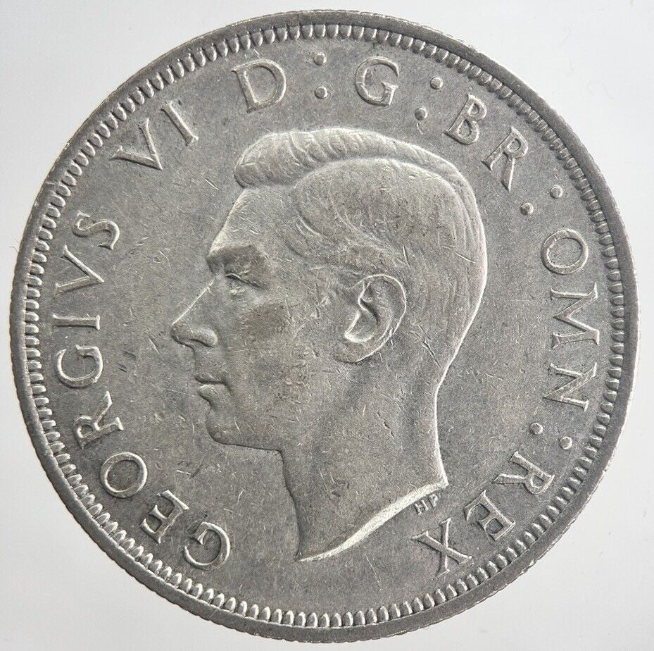 1940 George VI Half - Crown Silver Coin | Fine Collectable Grade | a6342
