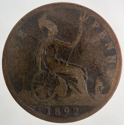 1892 Victoria One Penny Coin | Collectable Grade