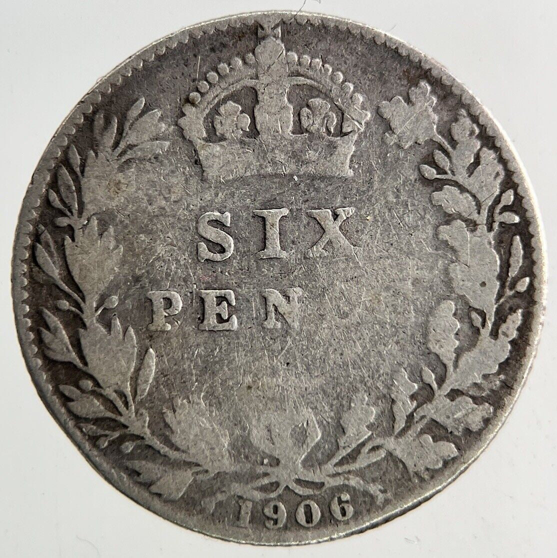 1906 Edward VII Sixpence Silver Coin | Collectable Grade