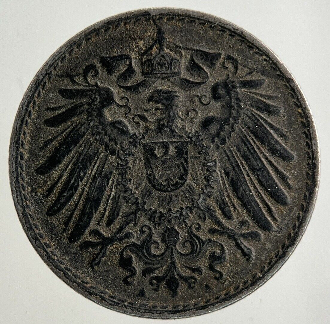 1917 Germany 5 Pfennig Coin | Fine Collectable Grade