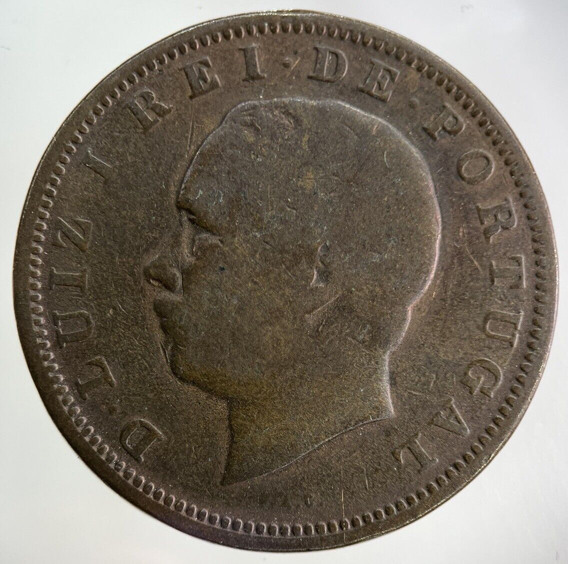 1883 Portugal XX 20 Reis Coin | Collectable Grade