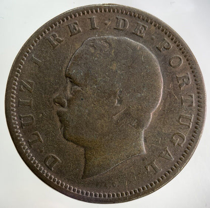 1883 Portugal XX 20 Reis Coin | Collectable Grade