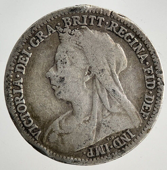 1901 Victoria Threepence Silver Coin | Collectable Grade