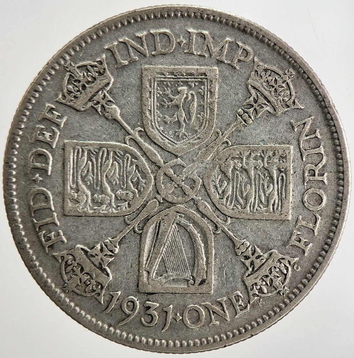 1931 George V Florin Silver Coin | Collectable Grade